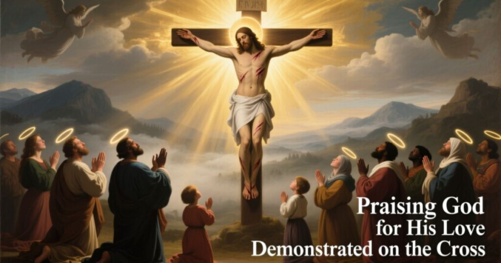 praising-god-for-his-love-demonstrated-on-the-cross